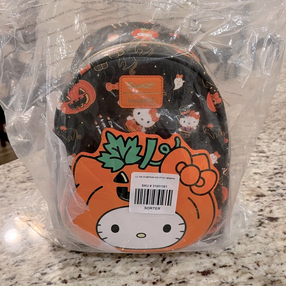 Hello kitty Sanrio Halloween backpack new loungefly